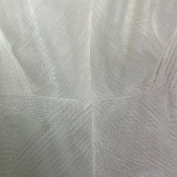 Ann Taylor Wedding Dress Gown Tulle Embellished Illusion Neckline Mermaid Size 8 - Picture 12 of 16